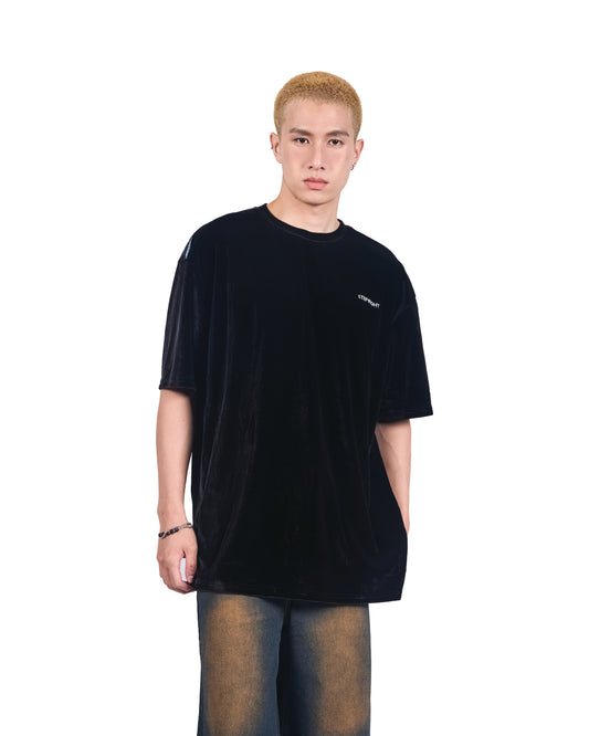 ONYX BLACK VELVET TEE