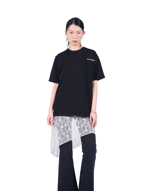 MOONSTONE BLACK COIN TEE